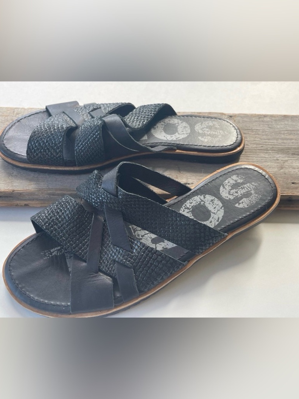 Sorel Black Ella Slide Women’s Slip On Sandal - Size 8